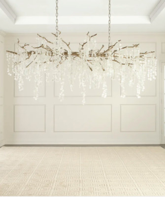 John-Richard Collection Shiro Noda 15-Light Glass Chandelier