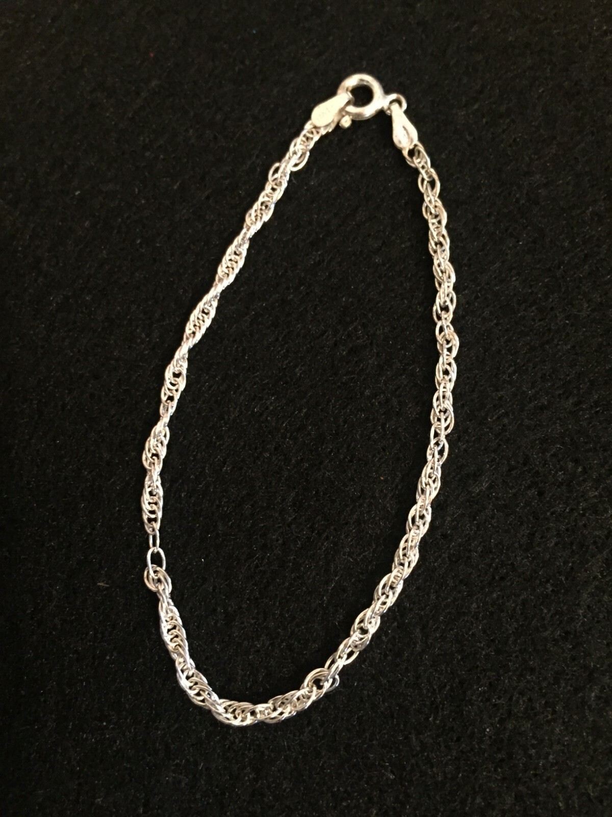Delicate Sterling Silver Double Cable Bracelet - image 6