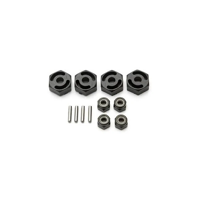 HPI RACING HPI Hex Wheel Adapter with Pin and Nut (Set of 4) - HPI-85003