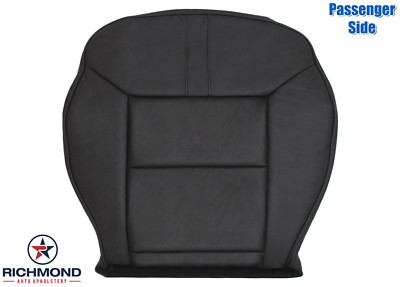 Richmond Auto Upholstery Genuine Leather Driver Seat Bottom Cover For 2008-2009 Hummer H2 (Ebony Black)