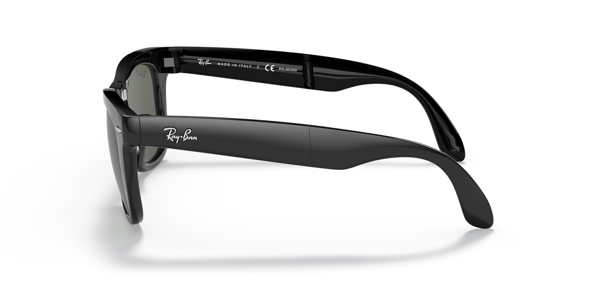 Ray-Ban Wayfarer Folding Classic Green Polarized Sunglasses RB4105