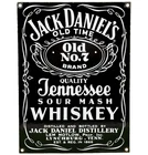 VINTAGE JACK DANIEL'S TENNESSEE WHISKEY PORCELAIN SIGN GAS STATION LIQUOR STORE