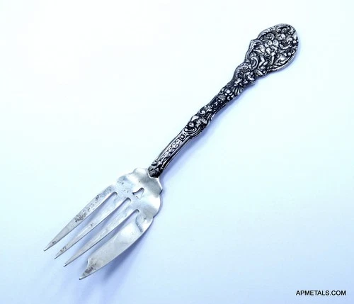 Antique Gorham Versailles Sterling Silver Pastry Fork Pattern No Mono Salad 34gr