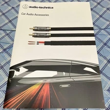 Audio-Technica Car Audio Accessories Catalog 2025, 57 Pages, Used, Vinyl Sleeve