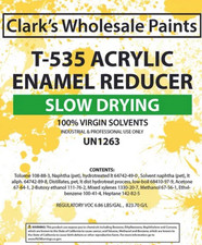 T-535 Slow Acrylic Enamel Reducer Gallon T-535 Slow Acrylic Enamel Reducer Gallon