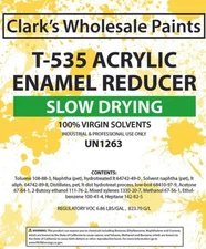 T-535 Slow Acrylic Enamel Reducer Gallon
