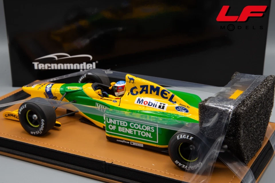 1:18 Benetton B192 Winner SPA GP 1992 M. Schumacher (with pilot) - Tecnomodel - Immagine 3 di 4
