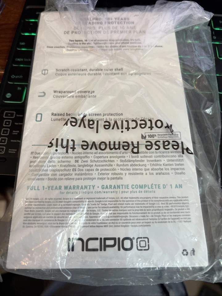 Incipio DualPro Series Dual Layer Case for Google Pixel 4 XL - Black - Image 3 of 3