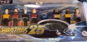 Star Trek The Next Generation PEZ Collector's Set 25th Anniversary
