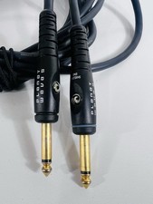 D'addario Planet Waves Gold Plated Custom Series Instrument Cable, 15 Feet