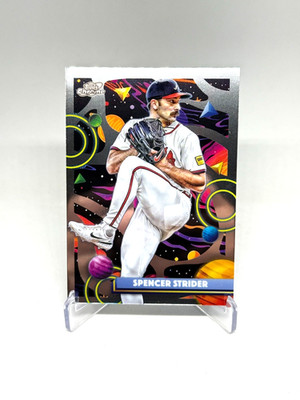 2025 Topps Baseball Cosmic Chrome Spencer Strider #105 Atlanta Braves