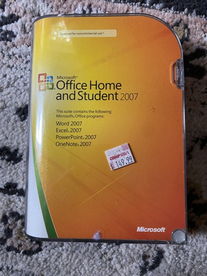 #ad #ad Microsoft MS Office Home and Student 2007 Word Excel PowerPoint OneNote W Key $29.99