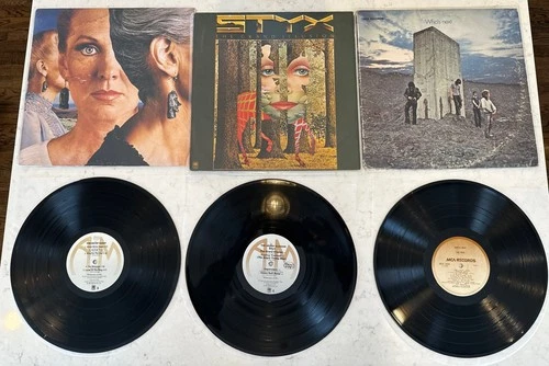 THE WHO Who’s Next & STYX Lot Of 2 LPs