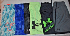 Lot of 6 Boy's Under Armor Athletic shorts size YL 14/16 