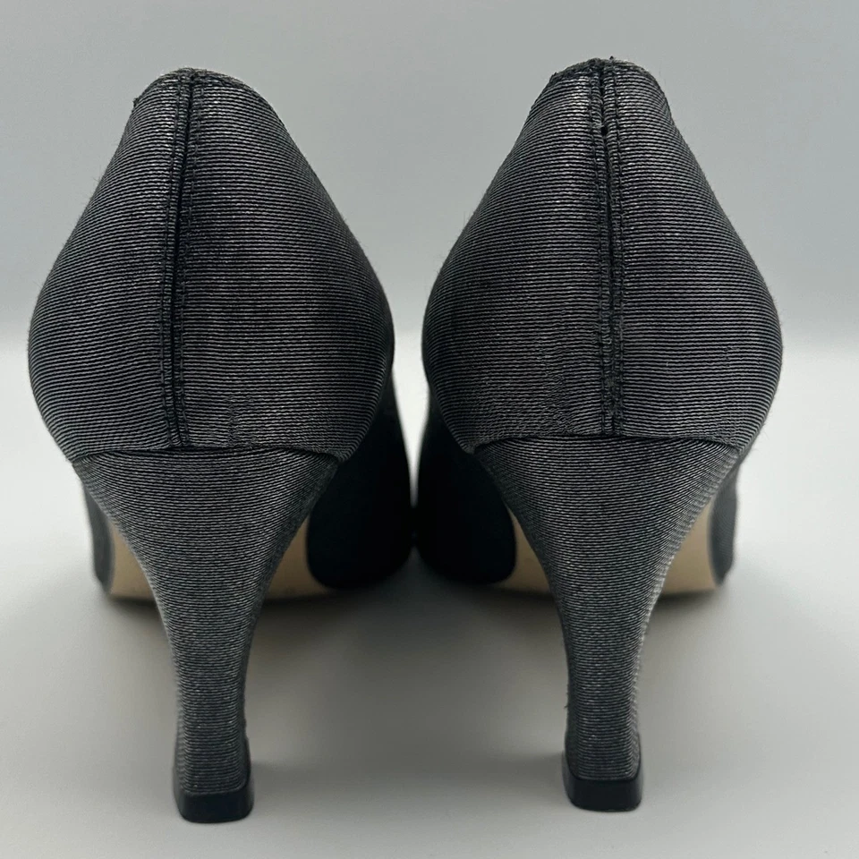 Bandolino Metallic Gray Pointy 3" Pumps Womens Size 8M - Image 3 of 4