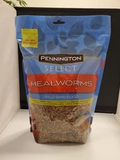 Pennington Select Mealworms Bluebird Wild Bird Food 17.6 Oz, Dry