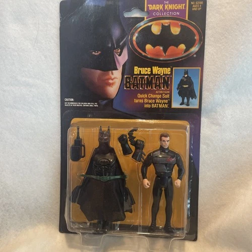 Vintage Bruce Wayne Batman Quick Change The Dark Knight Collection Kenner 1990