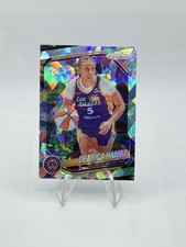 2025 Panini Prizm WNBA Dearica Hamby #39 Silver Ice Prizms Los Angeles Sparks