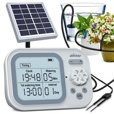 Solar Drip Irrigation System Outdoor, IP67 Waterproof Automatic Plant Waterin...