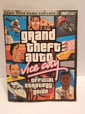 Grand Theft Auto (GTA) Vice City Brady Signature Guide PS2 XBOX PC Rockstar