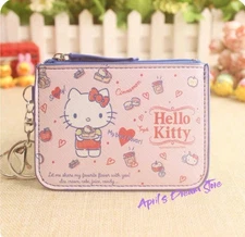 Hello Kitty’s Favorite Flavor ID Cardholder Coin Purse Keychain Wallet