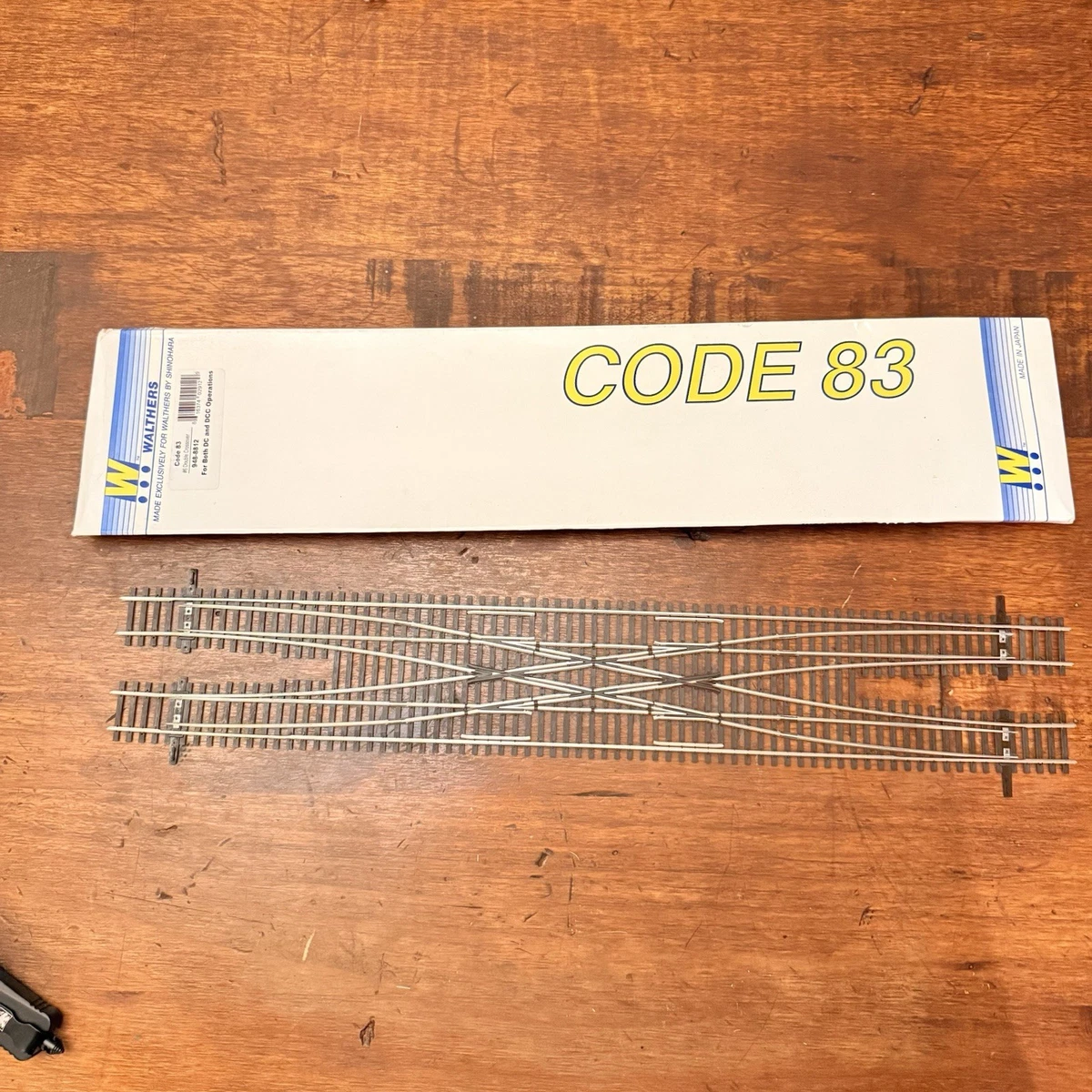 Traversée Jonction double TJD 12° Peco SL-U1190 unifrog 258 mm code 75- OO 1/76