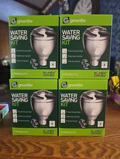 Greenlite Shower Head Water Saving Kit Bathroom Kitchen Aerator - Lot Of 4 Kits