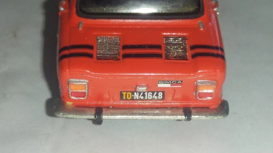 SIMCA 1000 Rallye 2 Orange  Provence Moulage 1/43 in resina - Immagine 4 di 4