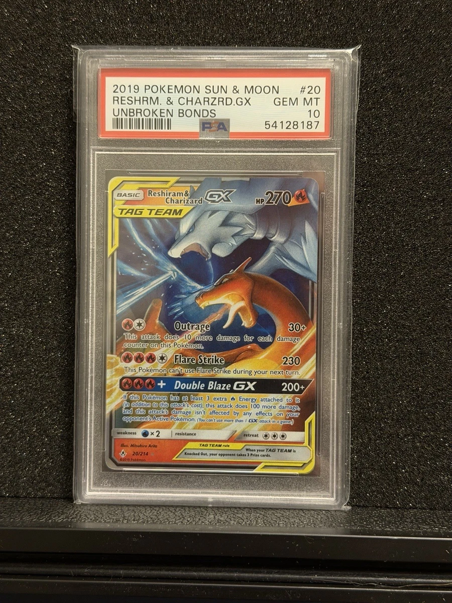 Reshiram & Charizard GX Pokémon TCG Cards for sale