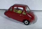 Vintage 1960s Corgi No. 233 Heinkel Kabine Diecast Car Missing Tire