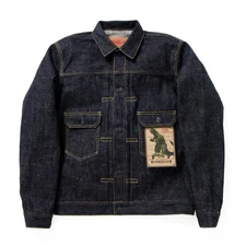 STUDIO D'ARTISAN GZ-011 18oz Godzilla Denim Jacket One Wash Size 38-44 Japan