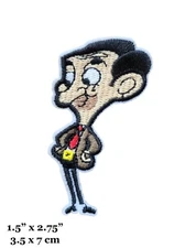 Mr. Bean Funny Comedy Character Figure Embroidered Iron On Patch
