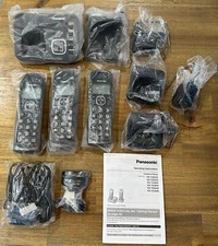 Panasonic KX-TG3833 (M) 3-Handset Black Cordless Phone System w/Answering System