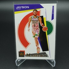2020-21 PANINI COURT KINGS BASKETBALL JAYSON TATUM MAESTROS INSERT CARD #25 NM