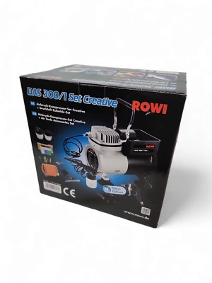 Airbrush Komplettset Rowi DAS 300/1 Set Creative Kompressor Airbrush-Set