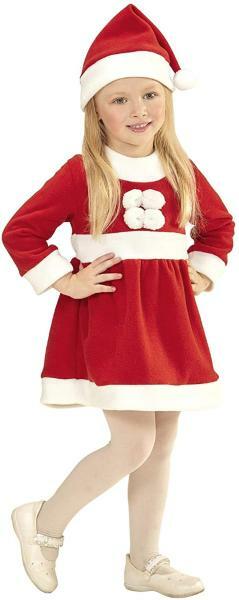 COSTUME MISS SANTA TAGLIA 1-2 ANNI