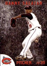 2012 Carolina Mudcats Team Issue #27 Danny Salazar Dominican Republic DR Card