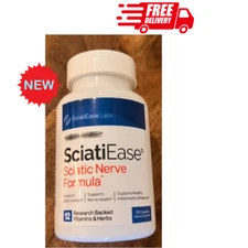 SciatiEase Labs Sciati Ease Sciatic Nerve Formula 120 Capsules - New! Exp 2027 .