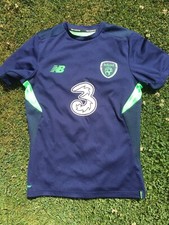 New Balance Ireland Football Shirt Youth Large Navy
