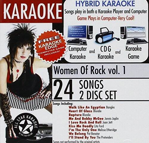 Karaoke: Women of Rock - Audio CD By Various Artists - VERY GOOD - Picture 1 of 1