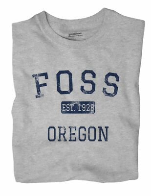 Foss Merchandise Foss Oregon OR T-Shirt EST | eBay
