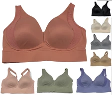 Jockey~Forever Fit Soft Touch Lace Molded Cup Wirefree Bra~A466924~3491~Foam Cup