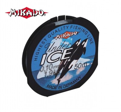 50m ''MIKADO UNDER ICE'' speziell Angelschnur für die Eisfischerei Ø 0,12 - 0,20mm