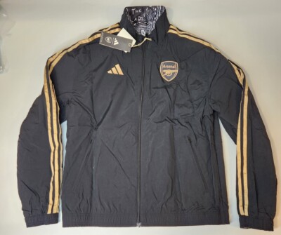 Arsenal Ian Wright Anthem Reversible Men's Jacket M-XL IP1607 | eBay