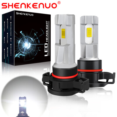 6000K H16 5202 LED Fog Driving Light Bulbs for Chevy Camaro 2010 2011 2012 2013