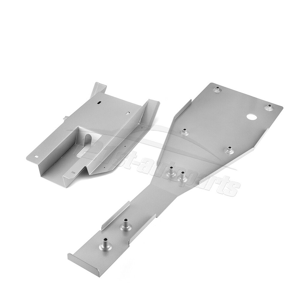 TAOUS Heavy Duty Steel Skid Plates For Yamaha Raptor 660R 2001-2005 (Swing Arm & Engine)