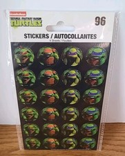 New 2015 Nickelodeon Teenage Mutant Ninja Turtles Stickers 4 Sheets/Designs