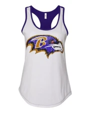G-III Sports NFL Women's Baltimore Ravens Power Alley Tank Top