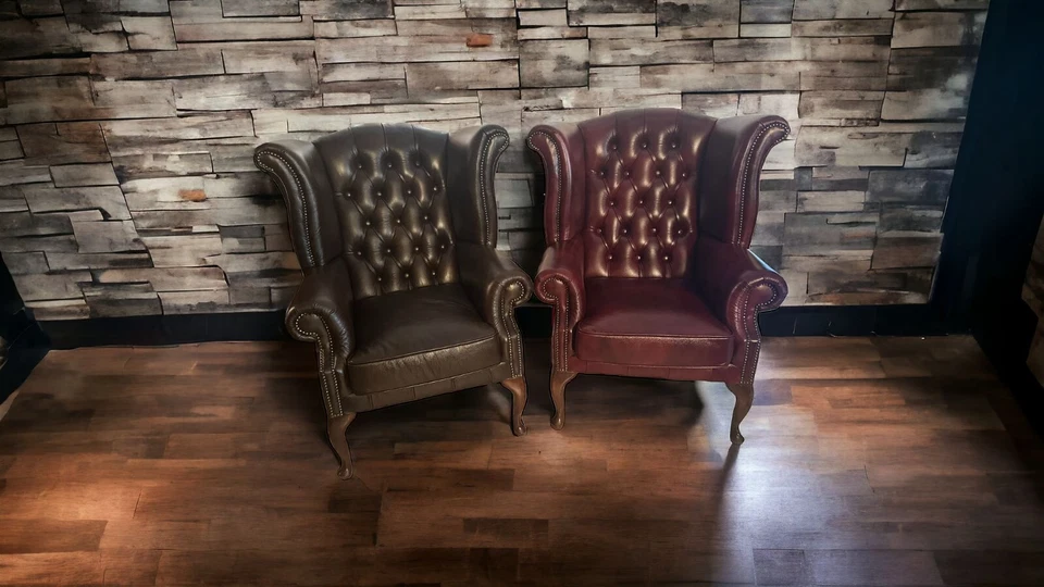 Chesterfield Ohrensesse Rochester® Cathedral 2024/25 King Rinder Leder A100 - Bild 2 von 4