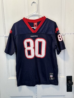 Reebok Houston Texans NFL  A. Johnson #80 Jersey Youth Boys XL 18-20